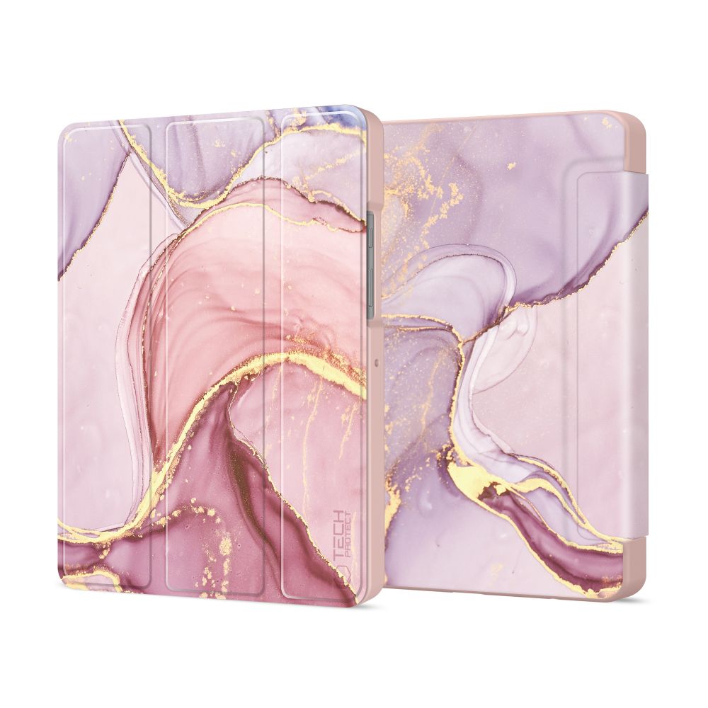Tech-Protect Tech-Protect Samsung Galaxy Tab A11/A9 Fodral SmartCase Marble