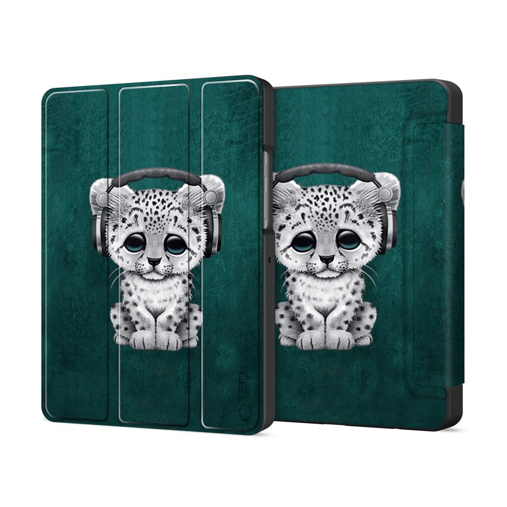 Tech-Protect Tech-Protect Samsung Galaxy Tab A11/A9 Fodral SmartCase Sad Cat