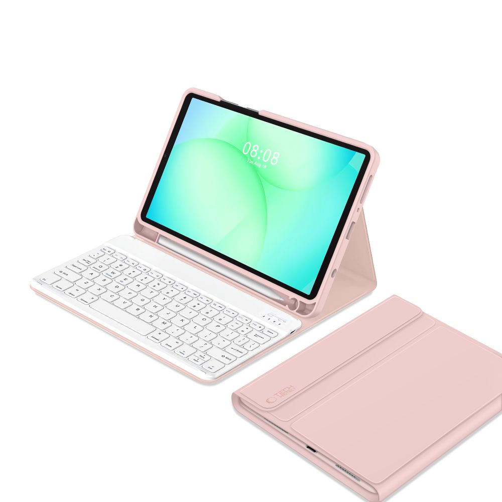 Tech-Protect Tech-Protect Galaxy Tab A11/A9 Fodral SC Tangentbord Rosa