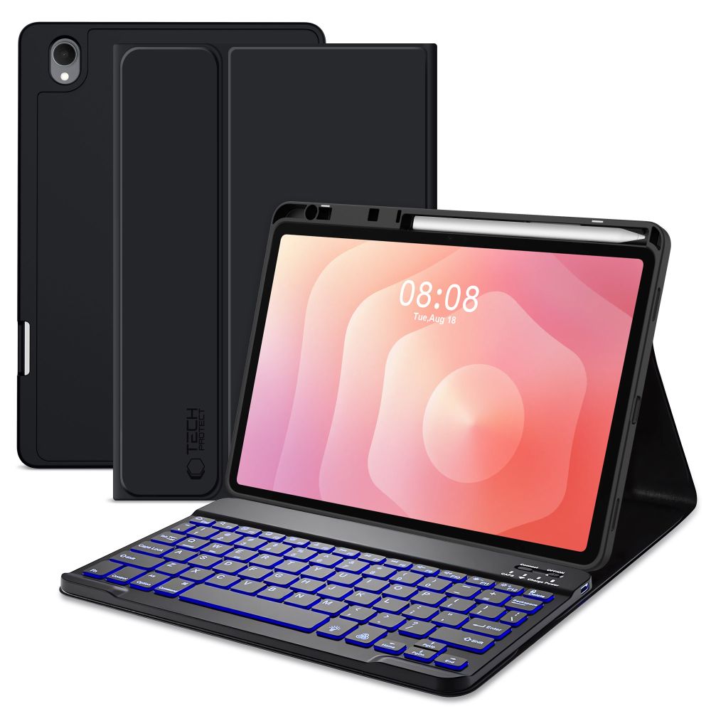 Tech-Protect Tech-Protect Samsung Galaxy Tab S11 Fodral SC Tangentbord Svart