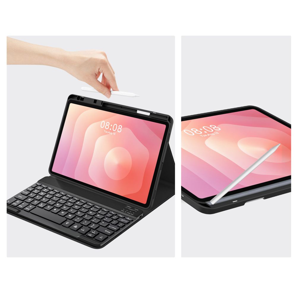 Tech-Protect Tech-Protect Samsung Galaxy Tab S11 Fodral SC Tangentbord Svart
