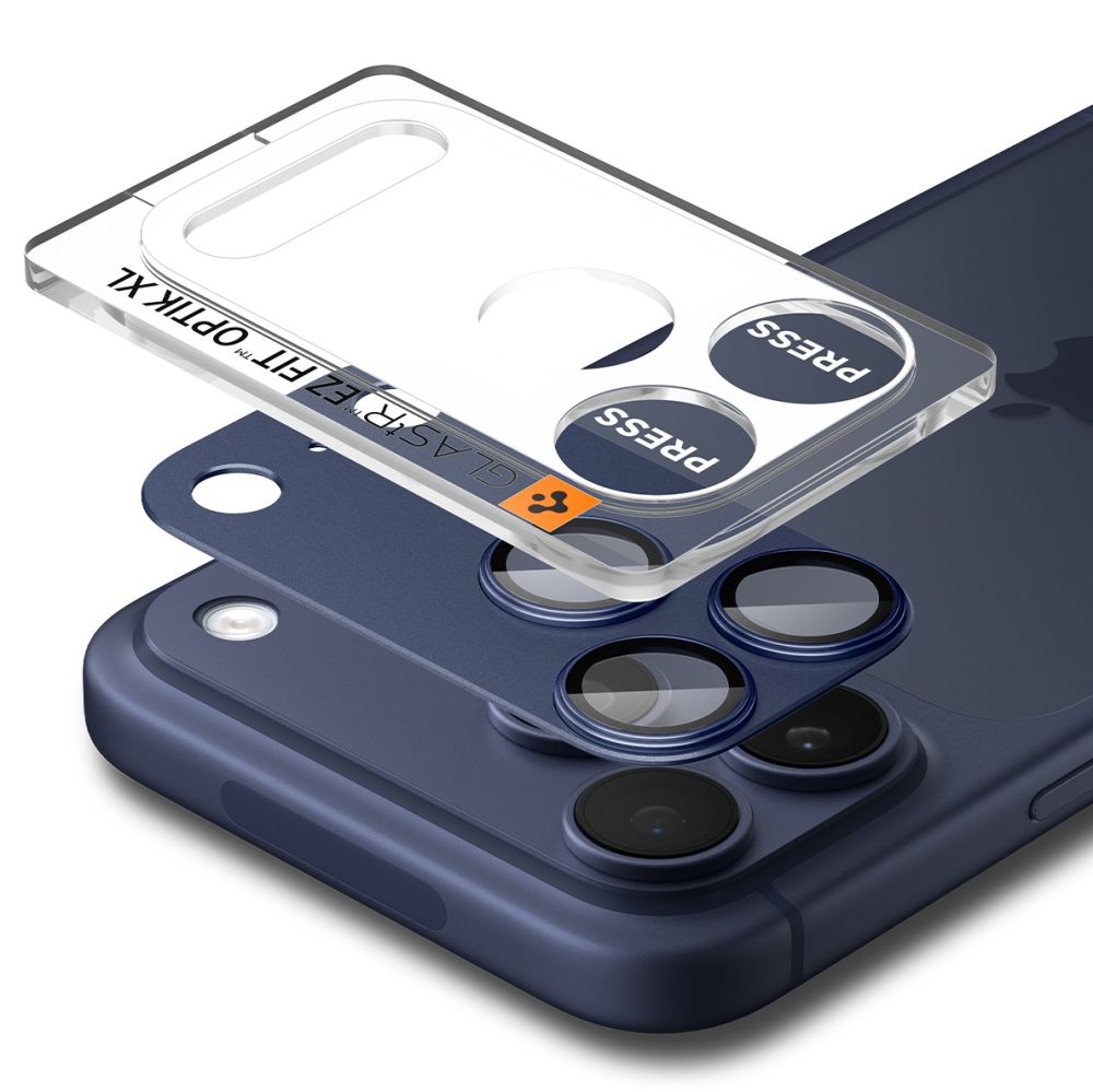 Spigen Spigen iPhone 17 Pro Max Linsskydd Optik Pro GLAS.tR 