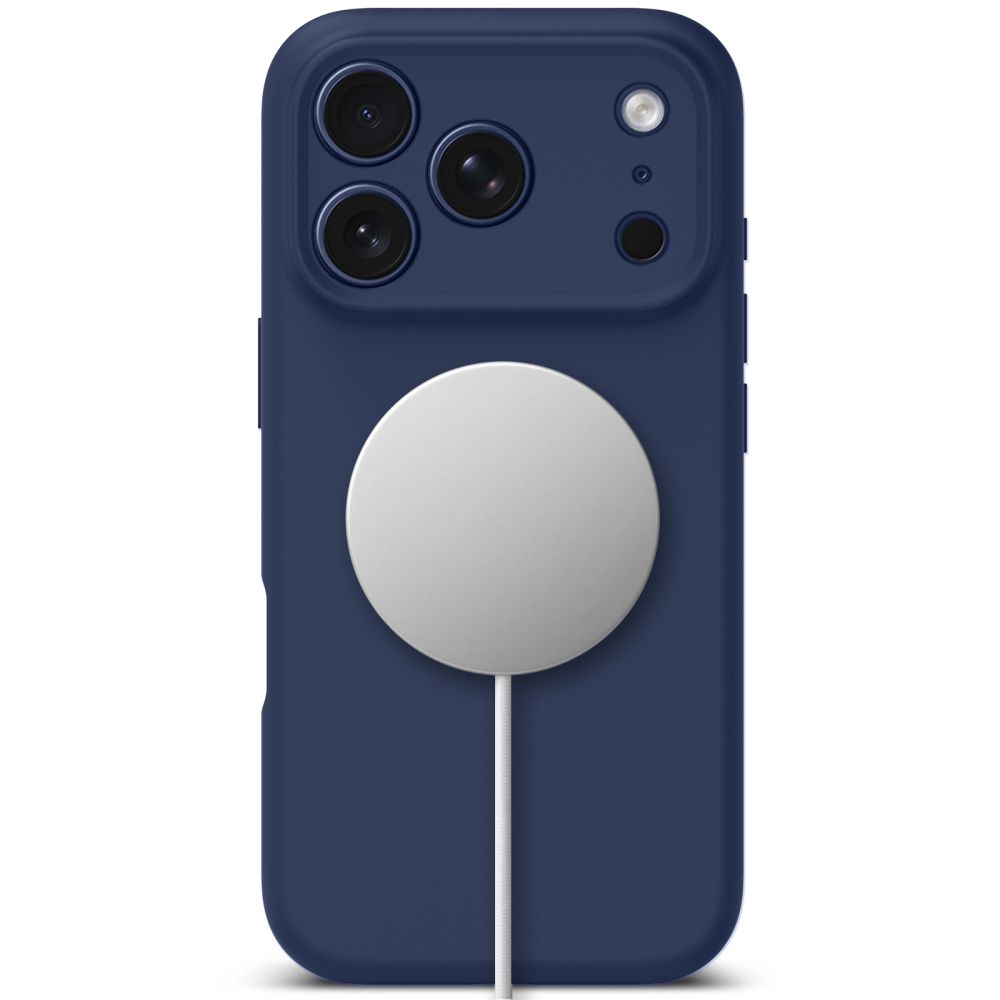 Tech-Protect Tech-Protect iPhone 17 Pro Skal MagSafe Silicone Deep Blue