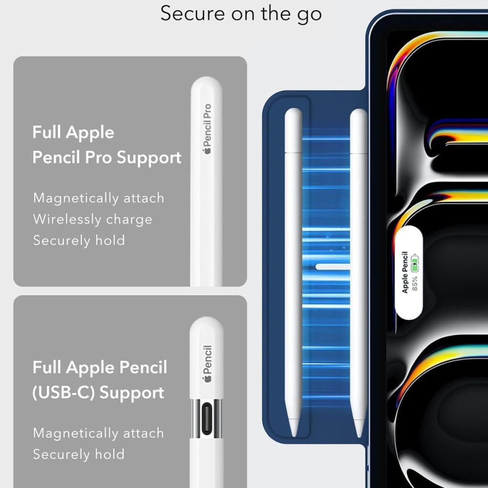ESR ESR iPad Pro 11 2025/2024 Fodral 2in1 Magnet Rebound Navy Blue