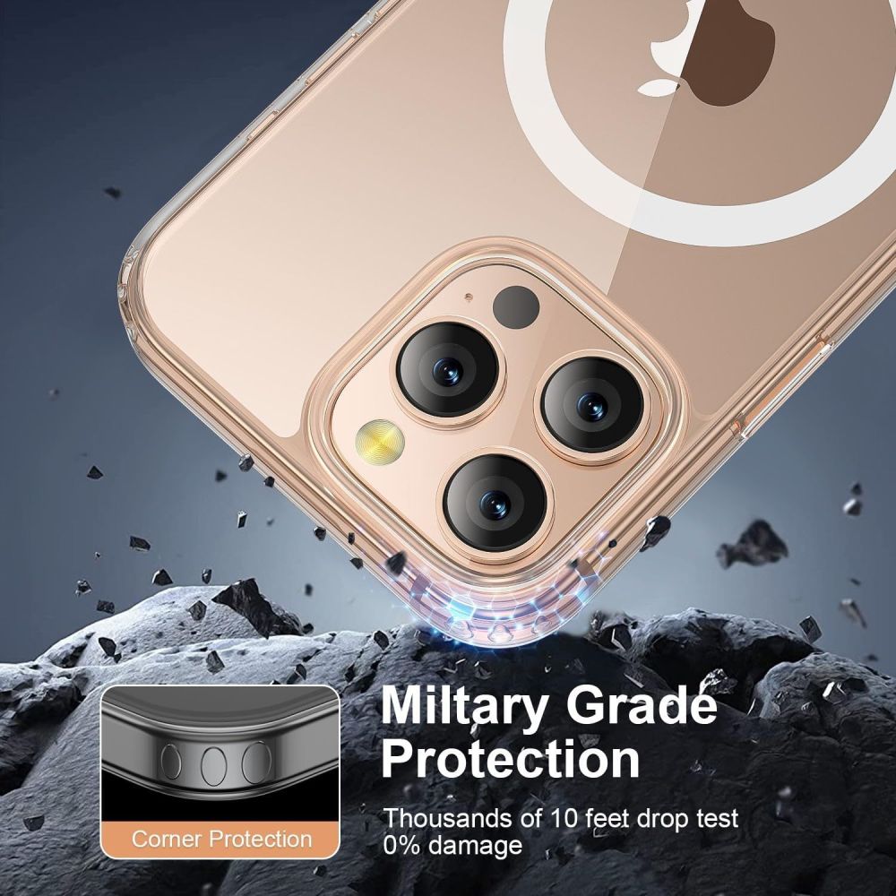 Tech-Protect Tech-Protect iPhone 16 Pro Skal MagSafe Flex Transparent