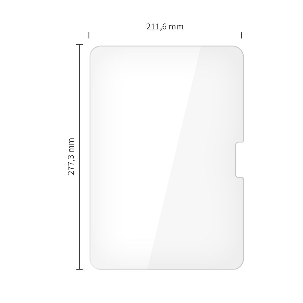 Tech-Protect Tech-Protect iPad Pro/Air 13 2026-2024 2-PACK Skärmskydd GlassFit+