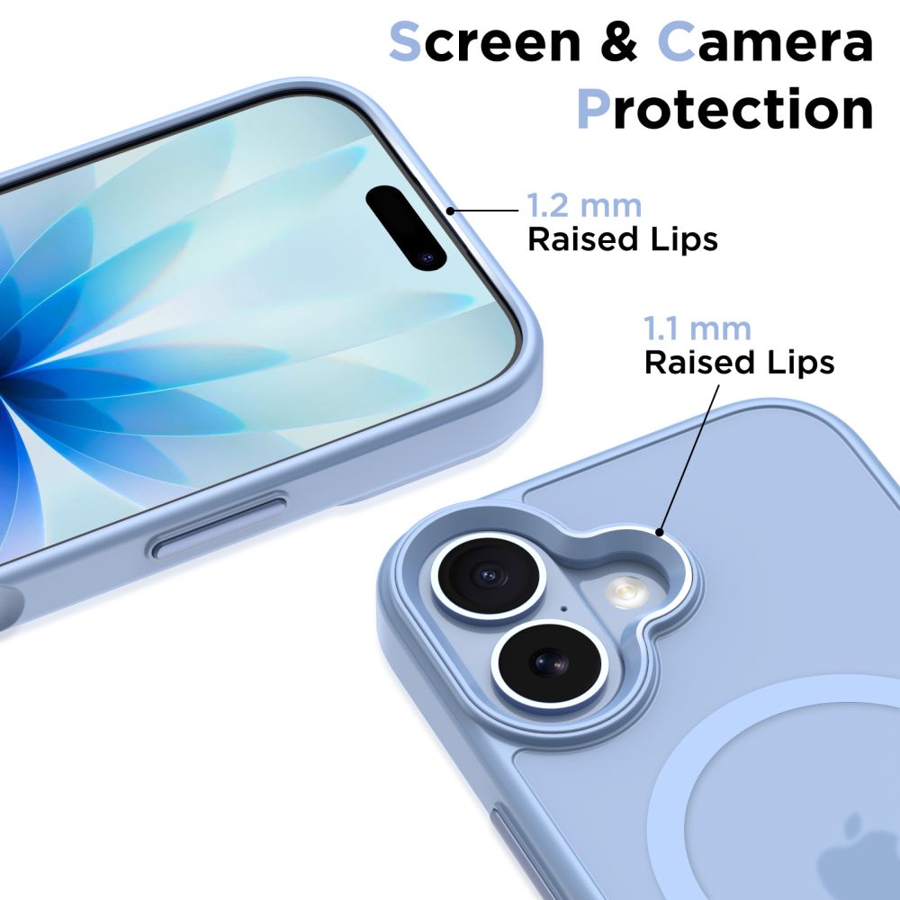Tech-Protect Tech-Protect iPhone 17 Skal MagSafe MagMat Mist Blue