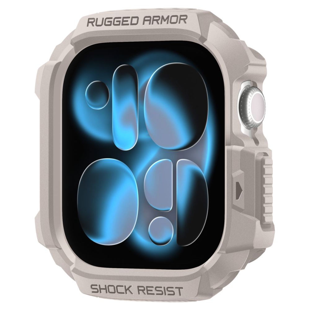 Spigen Spigen Apple Watch 11/10 42 mm Skal Rugged Armor Dune Beige