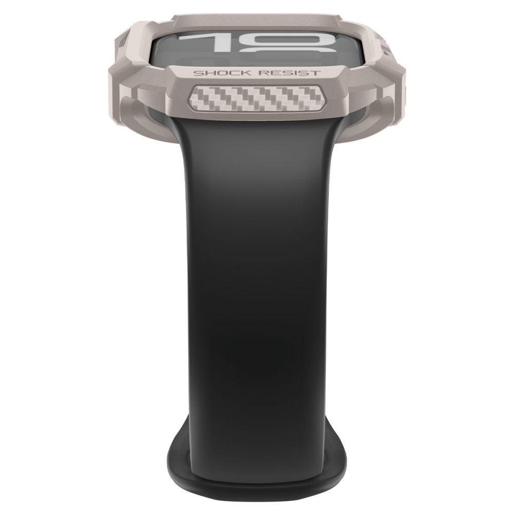 Spigen Spigen Apple Watch 11/10 42 mm Skal Rugged Armor Dune Beige