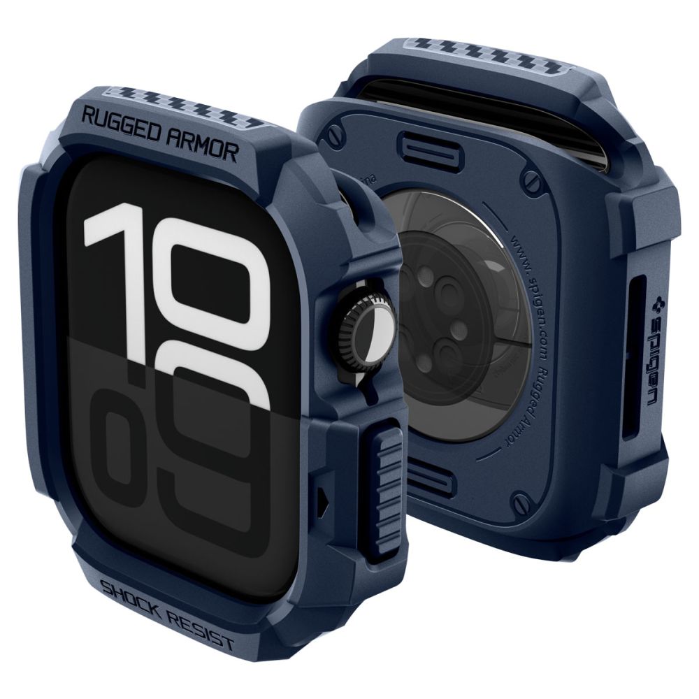 Spigen Spigen Apple Watch 11/10 42 mm Skal Rugged Armor Navy Blue