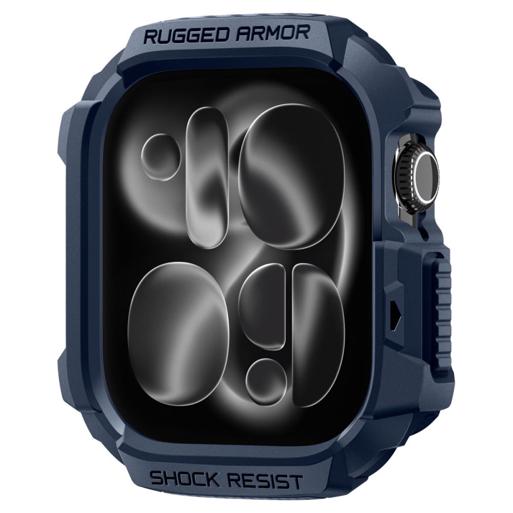 Spigen Spigen Apple Watch 11/10 42 mm Skal Rugged Armor Navy Blue