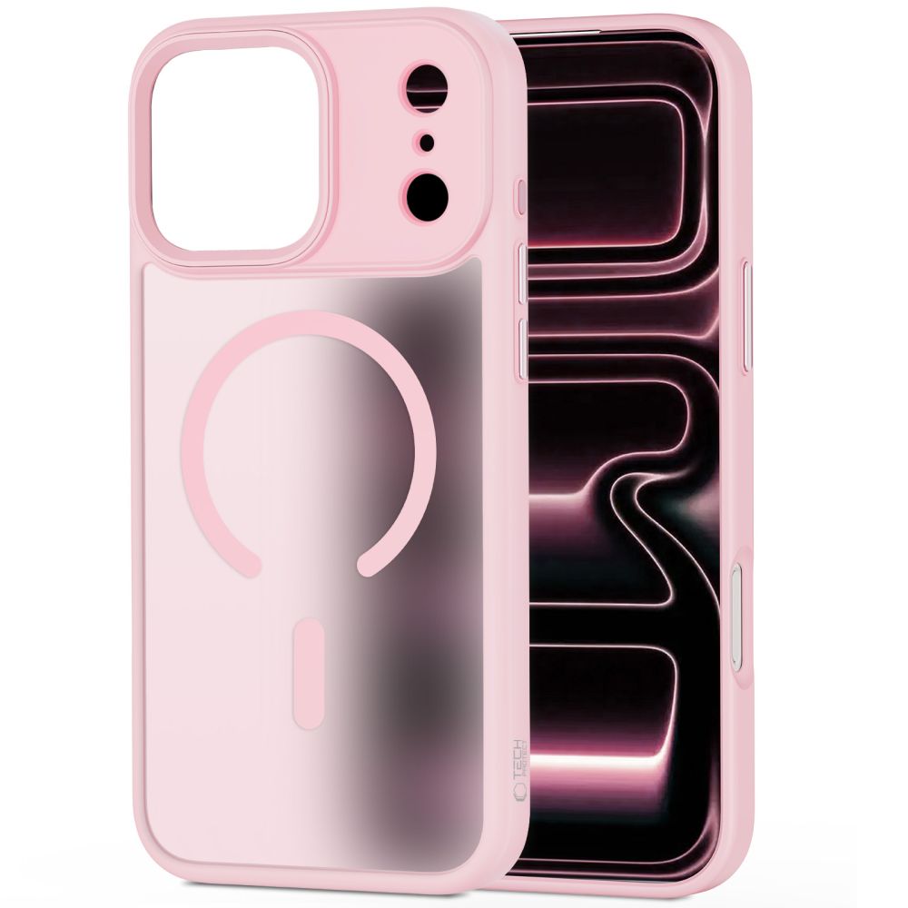 Tech-Protect Tech-Protect iPhone 17 Pro Max Skal MagSafe MagMat Rosa