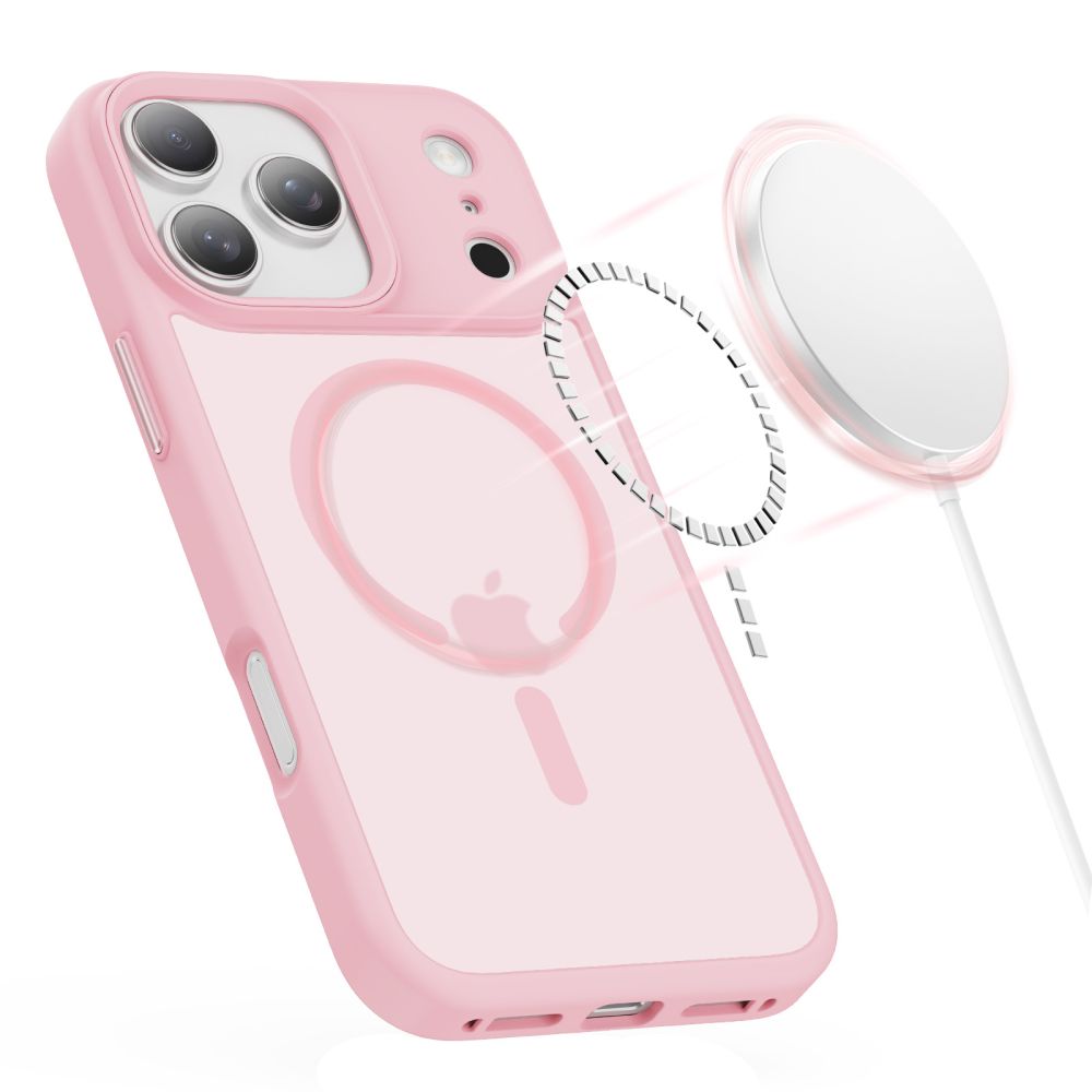 Tech-Protect Tech-Protect iPhone 17 Pro Max Skal MagSafe MagMat Rosa