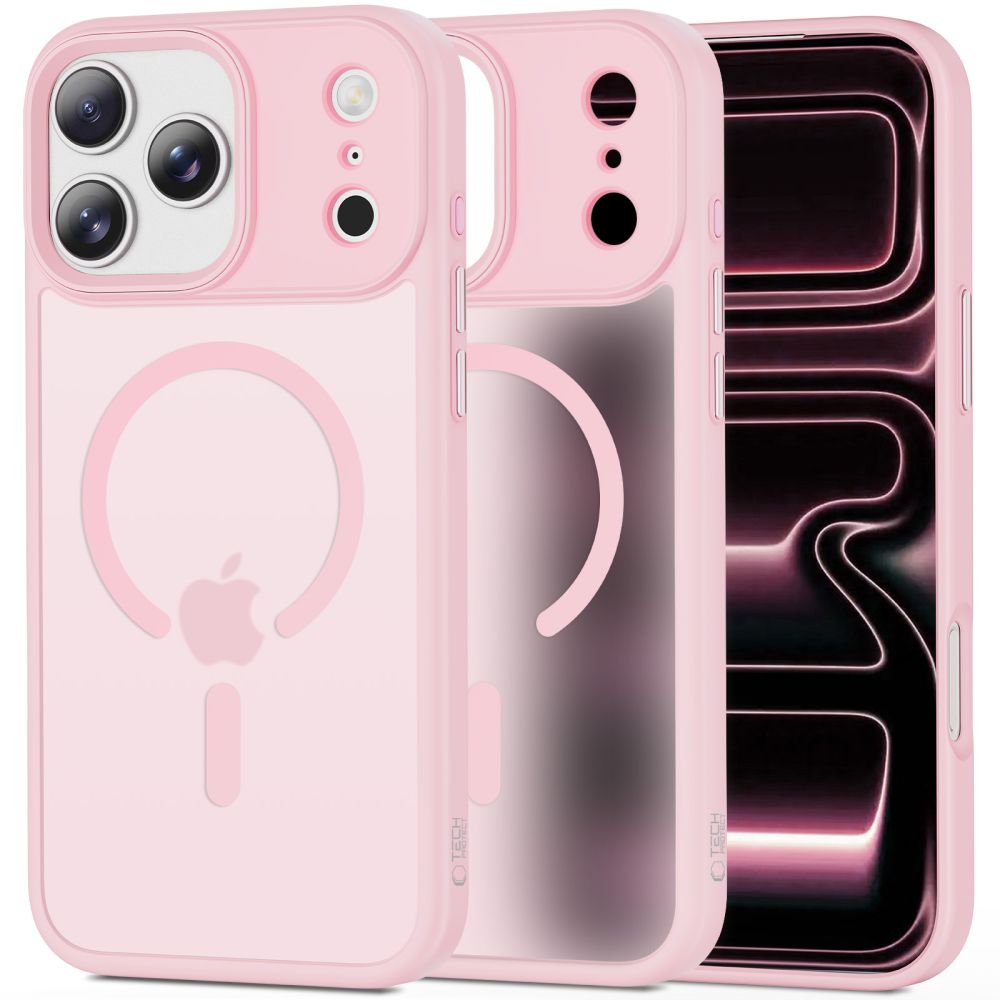 Tech-Protect Tech-Protect iPhone 17 Pro Skal MagSafe MagMat Rosa