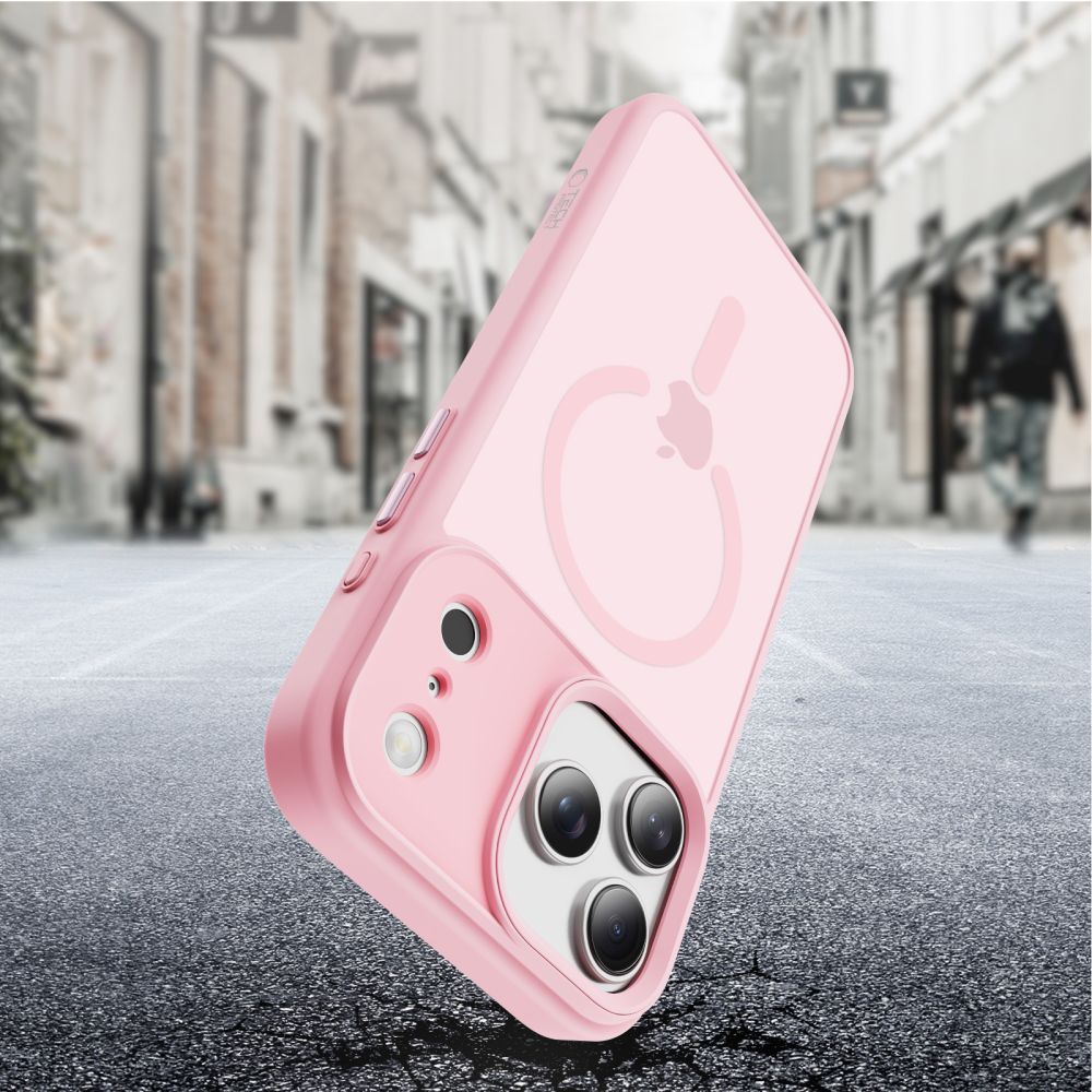 Tech-Protect Tech-Protect iPhone 17 Pro Skal MagSafe MagMat Rosa