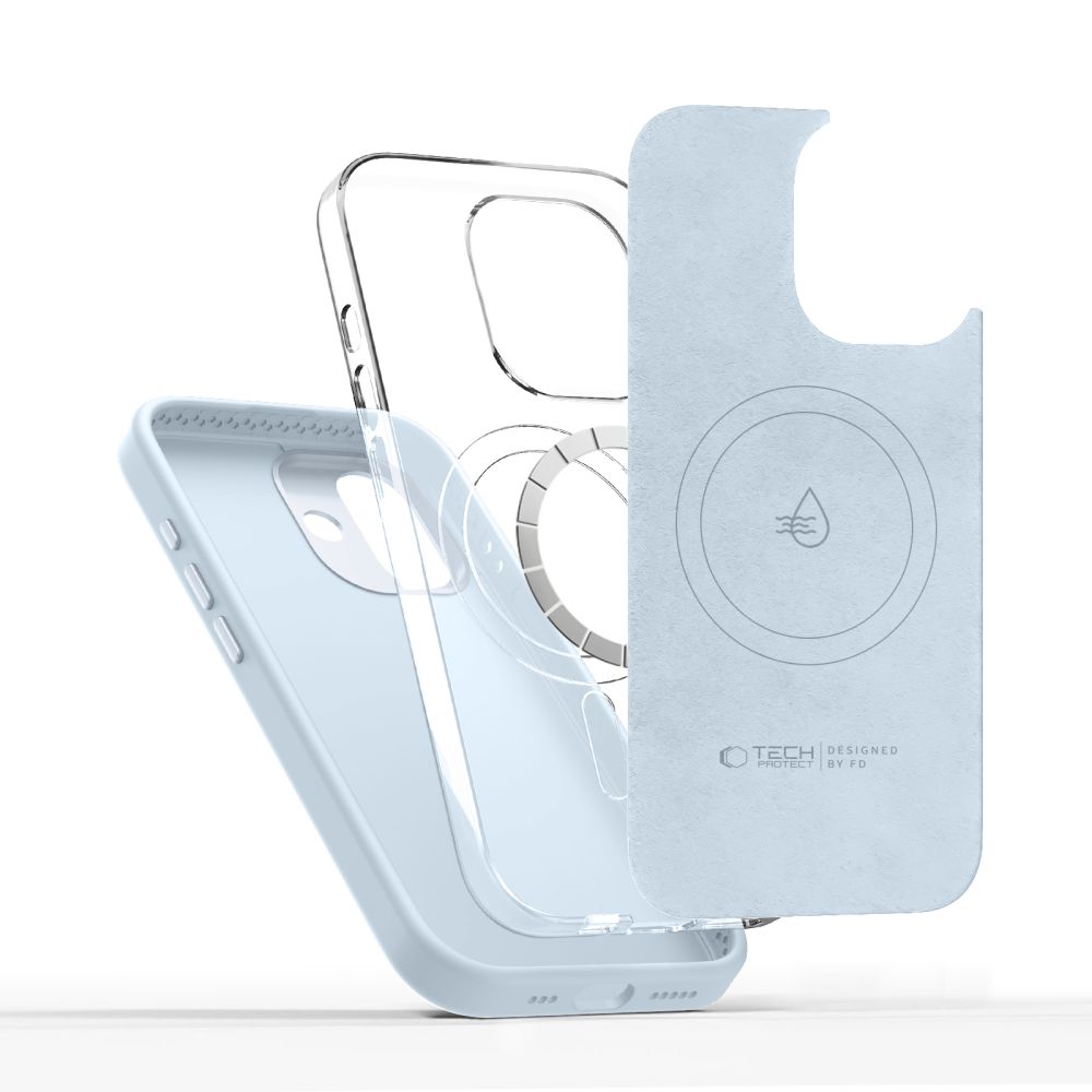 Tech-Protect Tech-Protect iPhone 17 Skal MagSafe Uniq Mist Blue