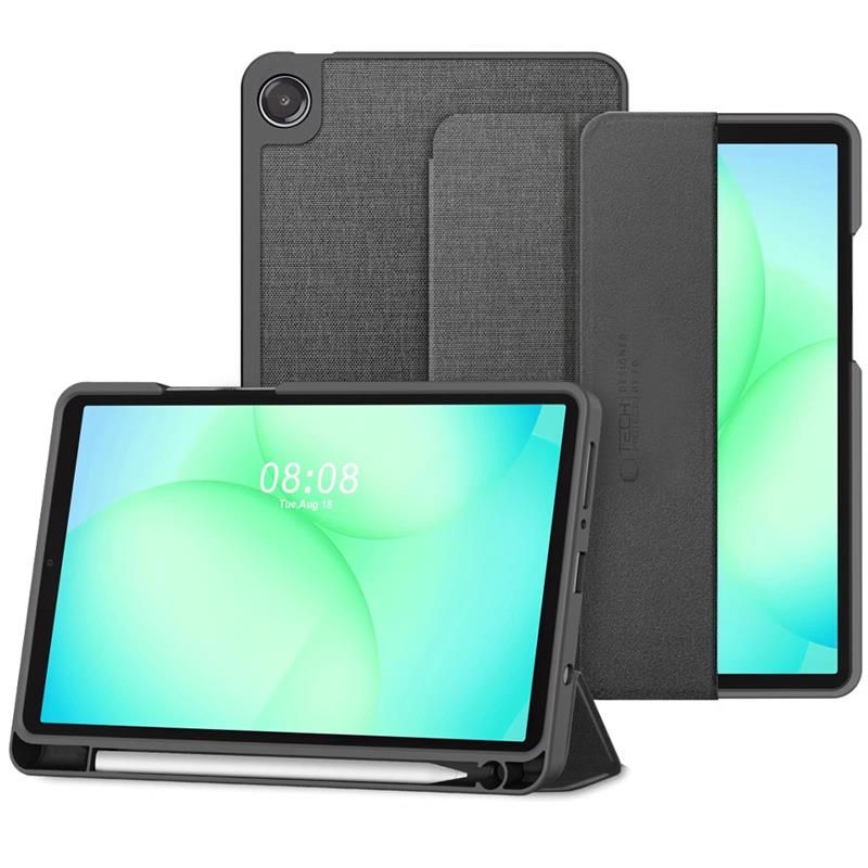 Tech-Protect Tech-Protect Galaxy Tab A11/A9 Fodral SC Canvas Charcoal Grey