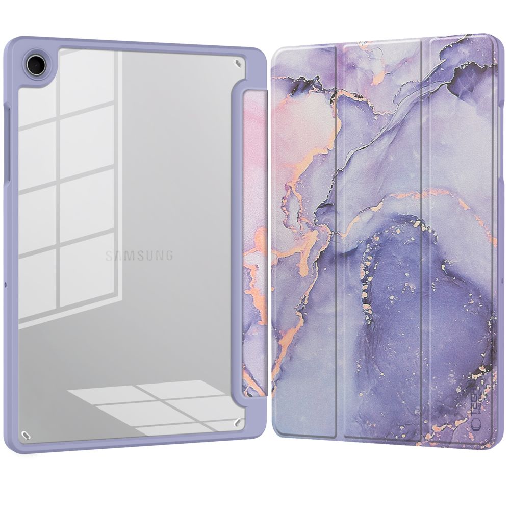 Tech-Protect Tech-Protect Galaxy Tab A11/A9 Fodral SC Hybrid Violet Marble