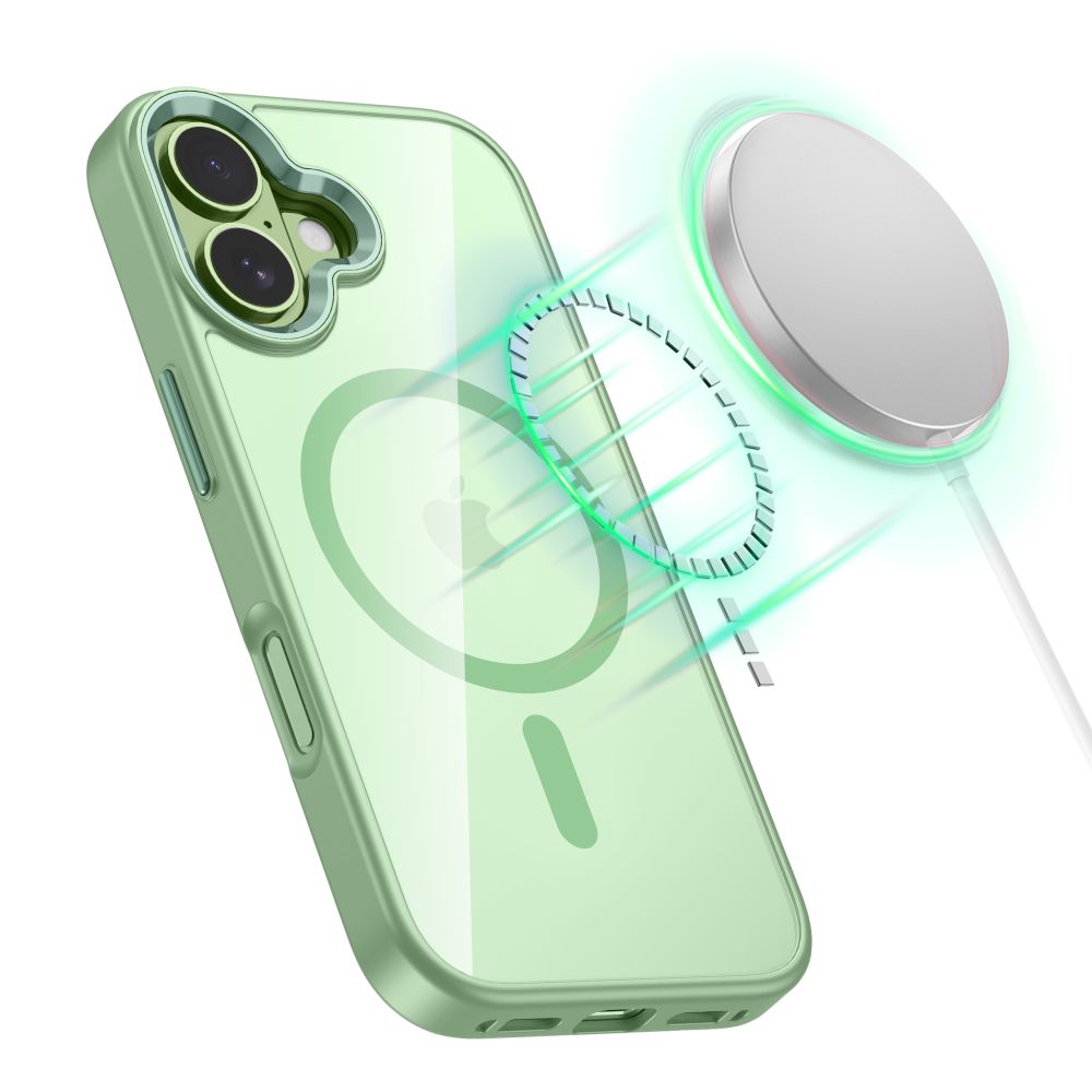 Tech-Protect Tech-Protect iPhone 17 Skal MagSafe MagMat Sage / Clear