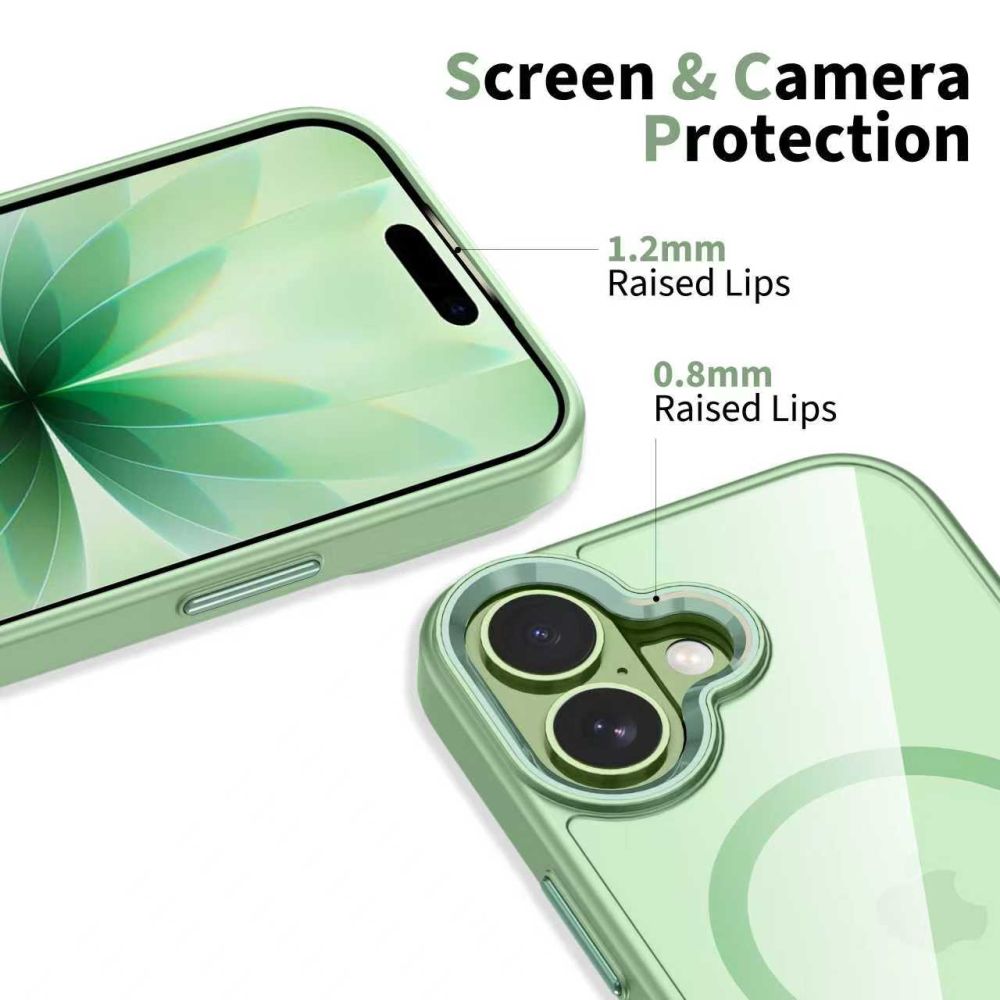 Tech-Protect Tech-Protect iPhone 17 Skal MagSafe MagMat Sage / Clear