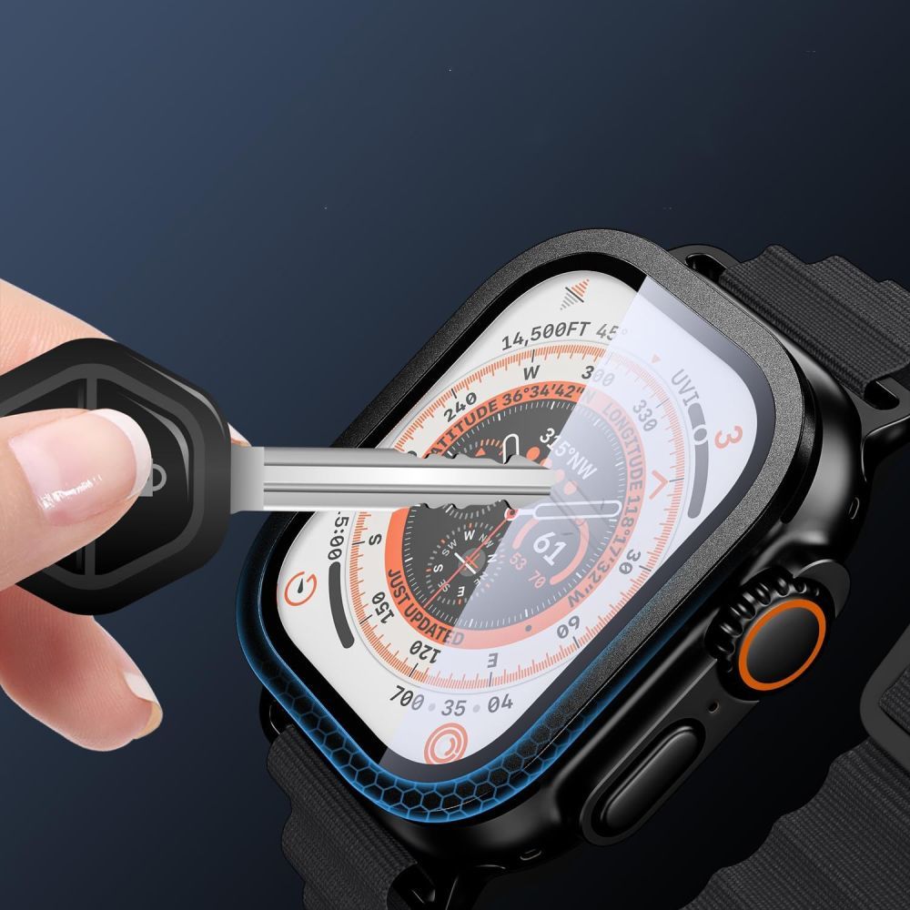 Tech-Protect Tech-Protect Apple Watch Ultra 49 mm 2-PACK Skärmskydd GlassRing