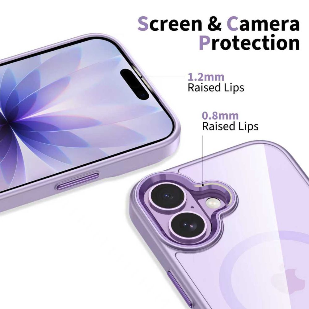 Tech-Protect Tech-Protect iPhone 17 Skal MagSafe MagMat Lavender / Clear