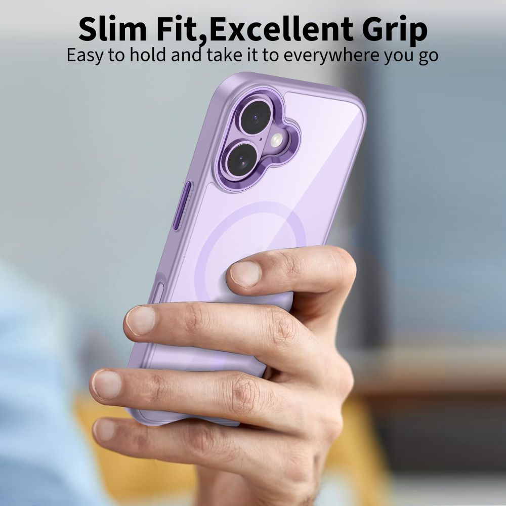 Tech-Protect Tech-Protect iPhone 17 Skal MagSafe MagMat Lavender / Clear