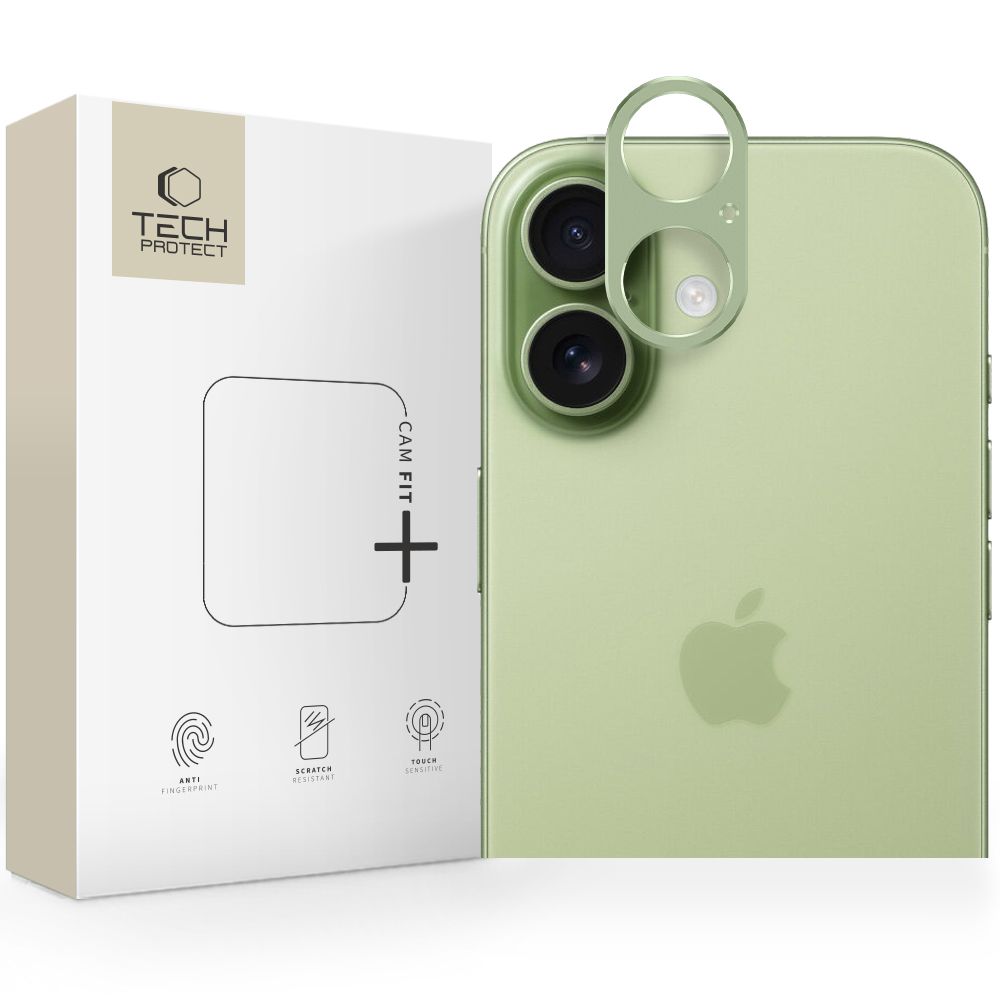 Tech-Protect Tech-Protect iPhone 17 Linsskydd CamAlloy Fit+ Sage