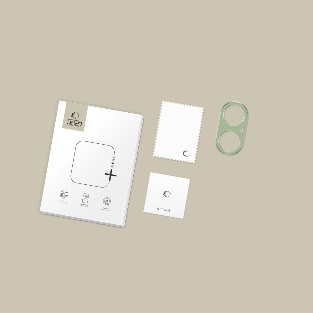 Tech-Protect Tech-Protect iPhone 17 Linsskydd CamAlloy Fit+ Sage