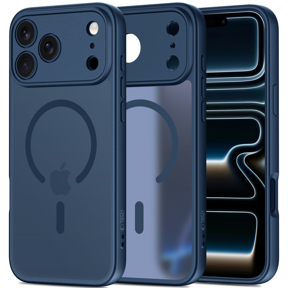 Tech-Protect Tech-Protect iPhone 17 Pro Max Skal MagSafe BasicMag Deep Blue
