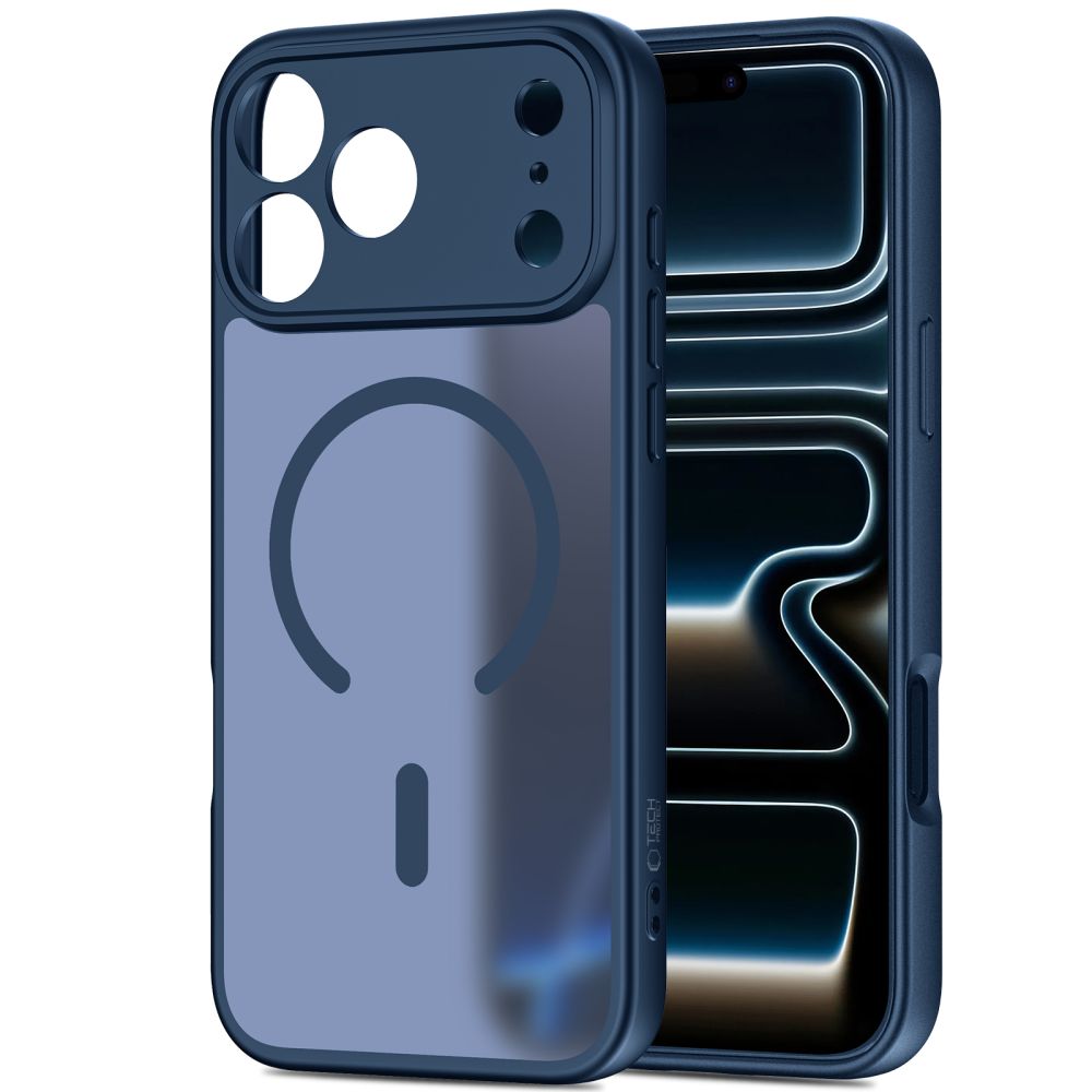 Tech-Protect Tech-Protect iPhone 17 Pro Skal MagSafe BasicMag Deep Blue