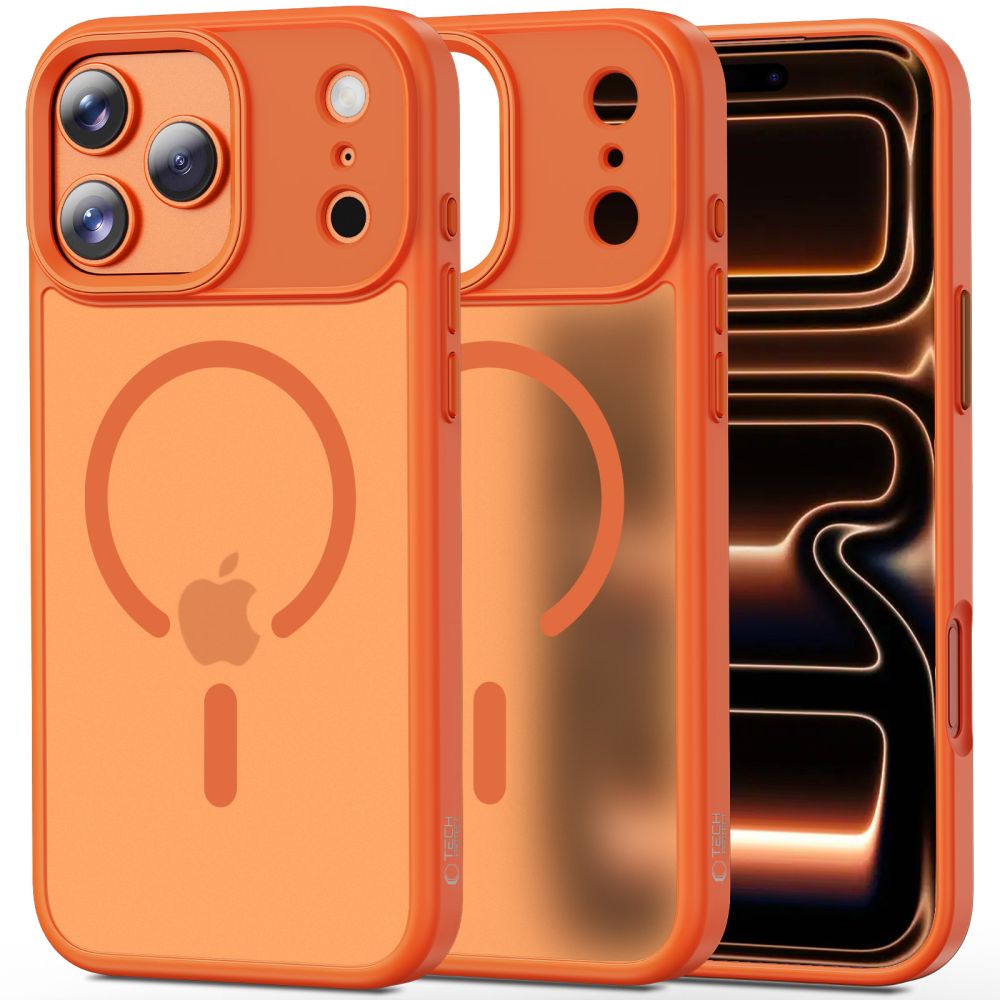 Tech-Protect Tech-Protect iPhone 17 Pro Skal MagSafe MagMat Cosmic Orange