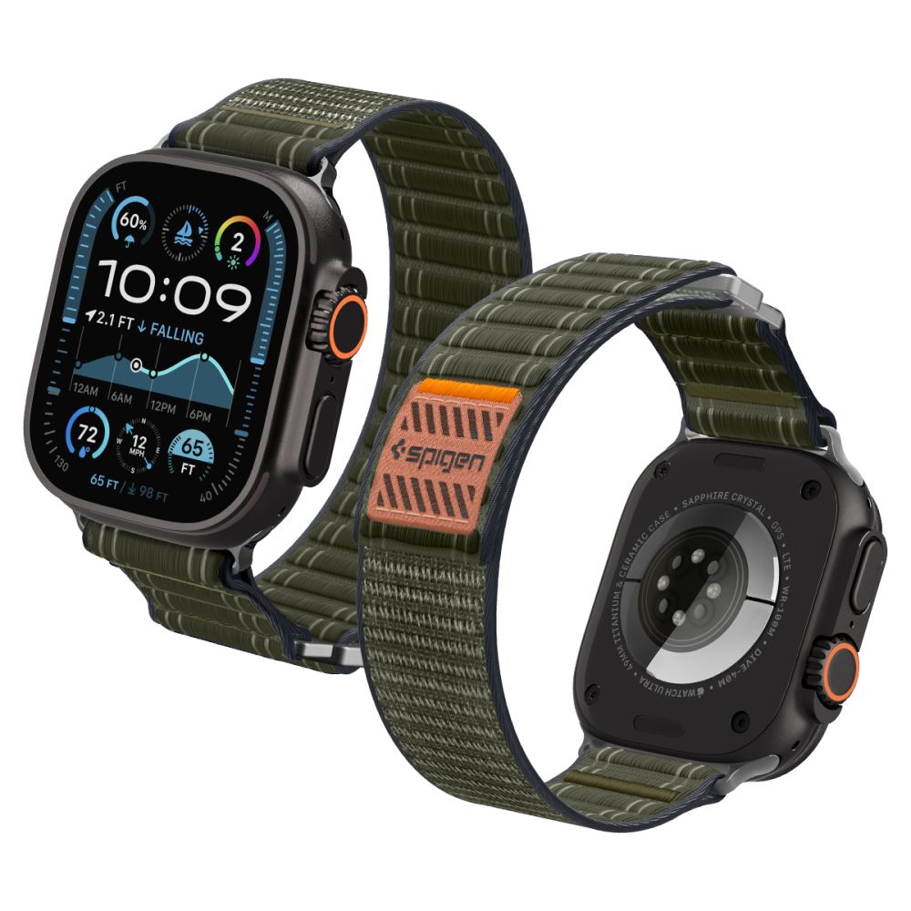 Spigen Spigen Apple Watch 42/44/45/46/49 mm Klockarmband Grön