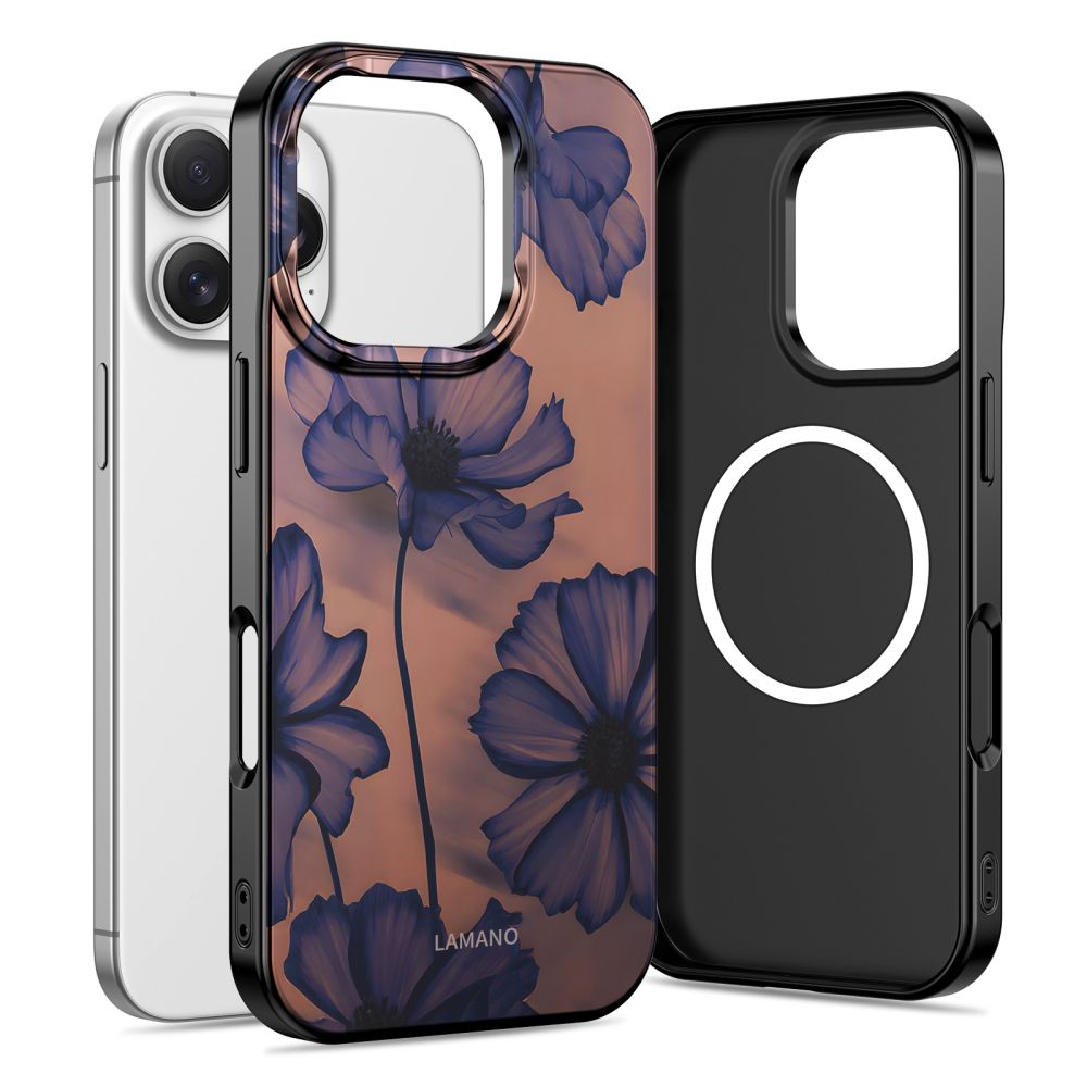 Tech-Protect Tech-Protect iPhone 16 Pro Skal MagSafe Lamano Velvet Night