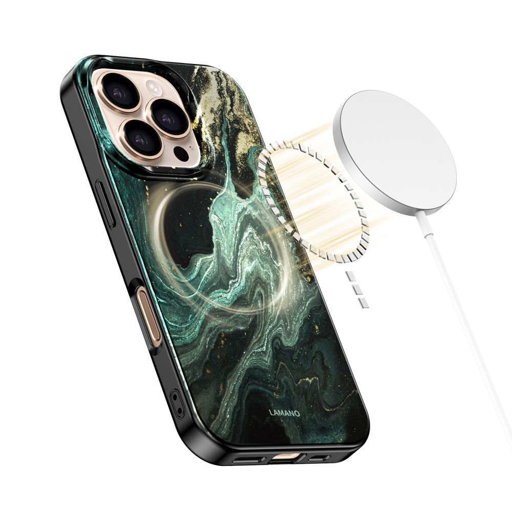 Tech-Protect Tech-Protect iPhone 16 Pro Max Skal MagSafe Lamano Verde Aura