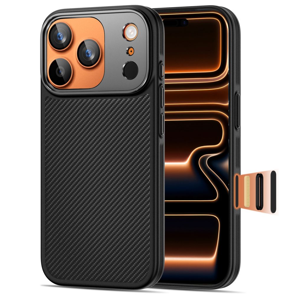 Tech-Protect Tech-Protect iPhone 17 Pro Skal MagSafe Kevlar Aramid Svart
