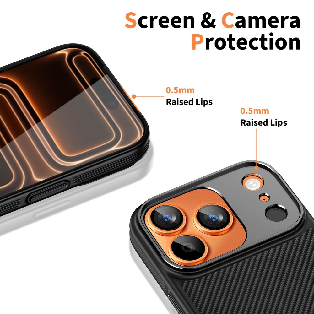 Tech-Protect Tech-Protect iPhone 17 Pro Skal MagSafe Kevlar Aramid Svart