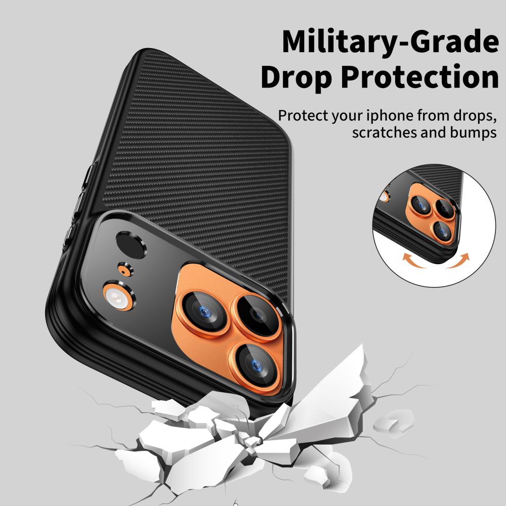 Tech-Protect Tech-Protect iPhone 17 Pro Skal MagSafe Kevlar Aramid Svart