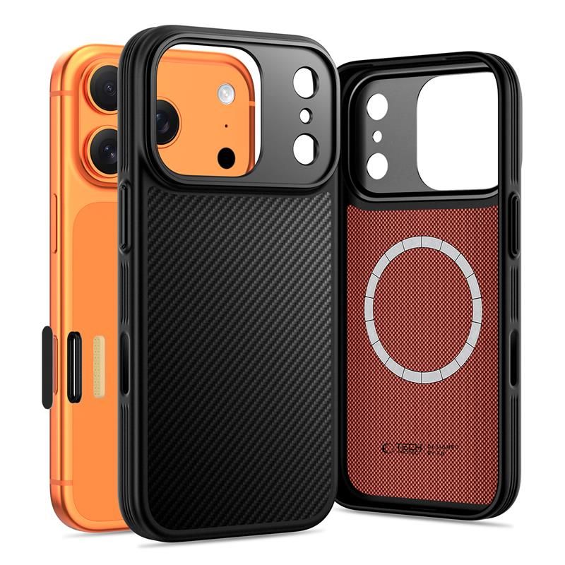 Tech-Protect Tech-Protect iPhone 17 Pro Max Skal MagSafe Kevlar Aramid Svart