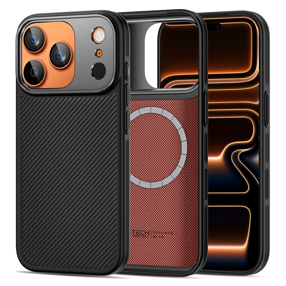 Tech-Protect Tech-Protect iPhone 17 Pro Max Skal MagSafe Kevlar Aramid Svart