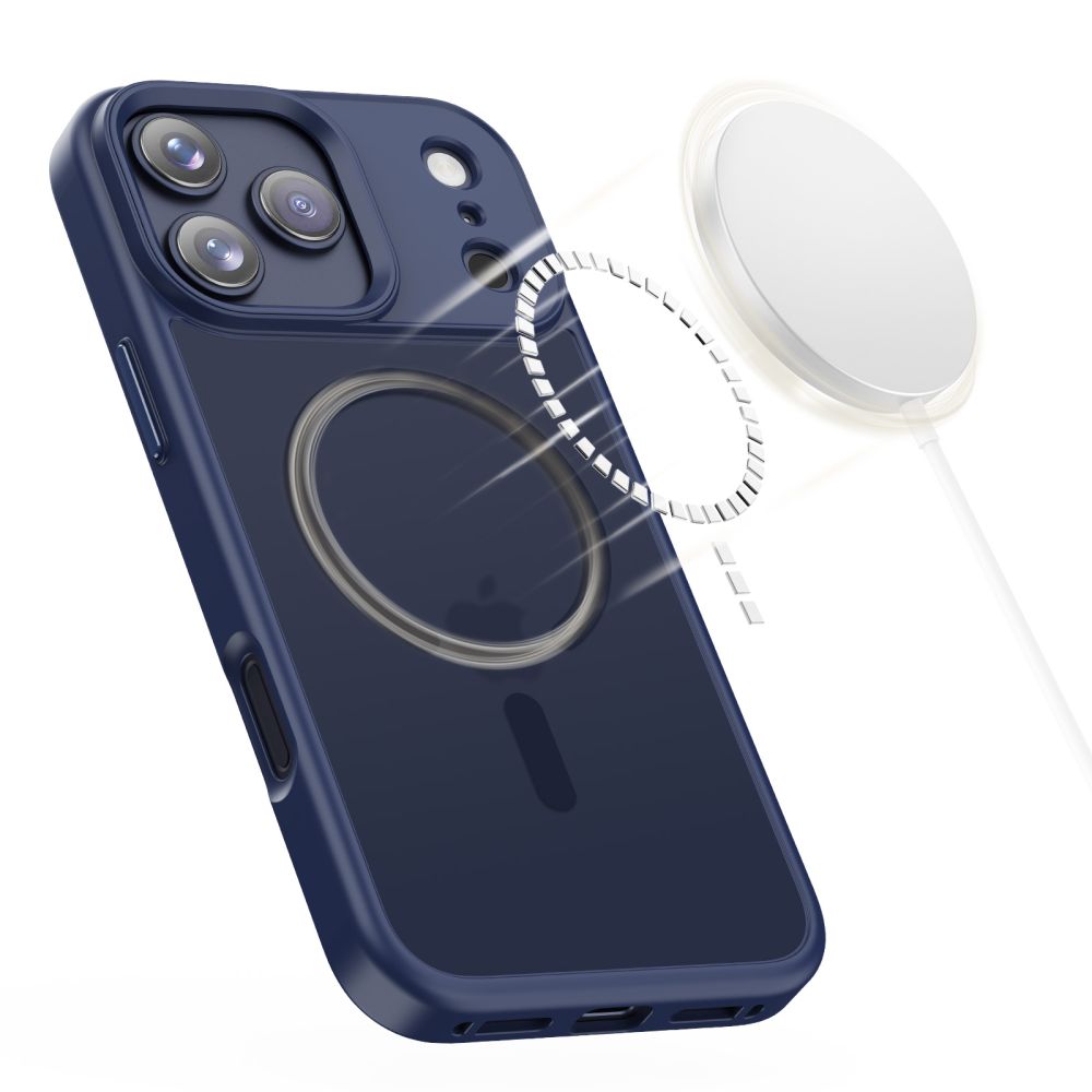 Tech-Protect Tech-Protect iPhone 17 Pro Skal MagSafe MagMat Deep Blue