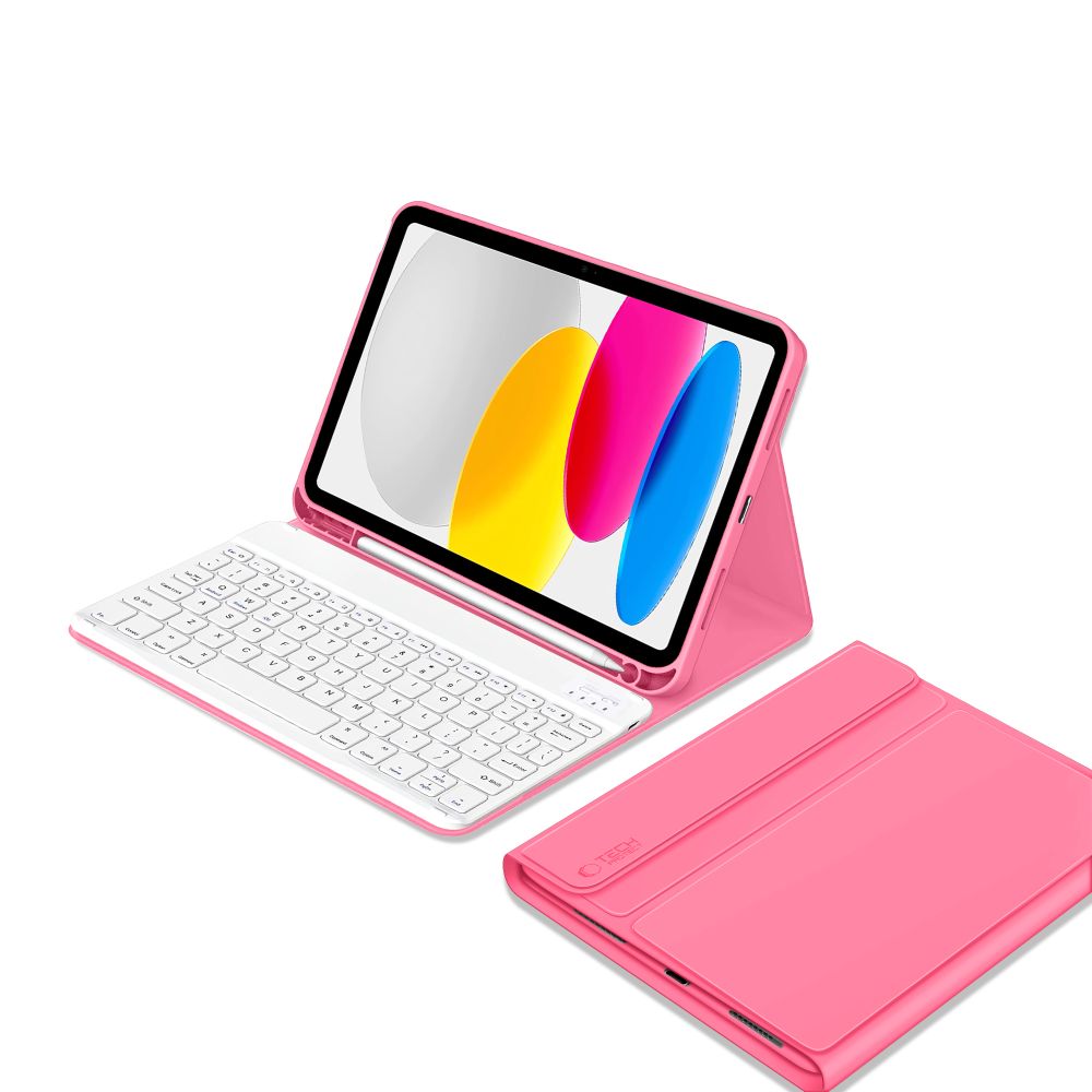 Tech-Protect Tech-Protect iPad 11 2025/10.9 2022 Fodral SC Tangentbord Magenta