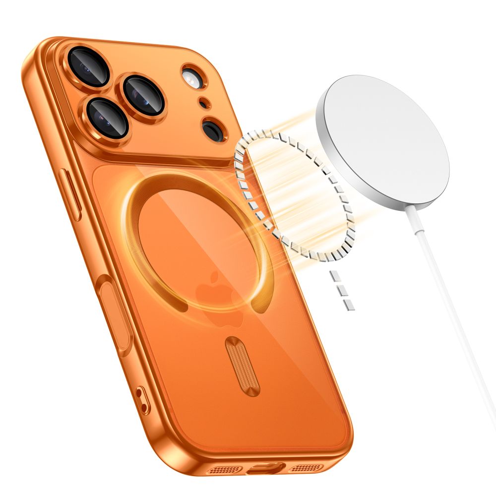 Tech-Protect Tech-Protect iPhone 17 Pro Max Skal MagSafe MagFlex Cosmic Orange