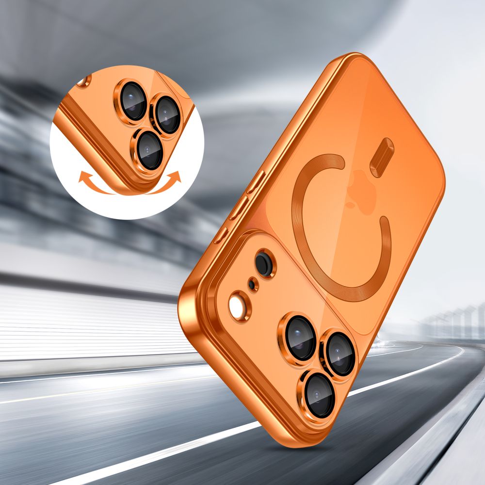 Tech-Protect Tech-Protect iPhone 17 Pro Skal MagSafe MagFlex Cosmic Orange