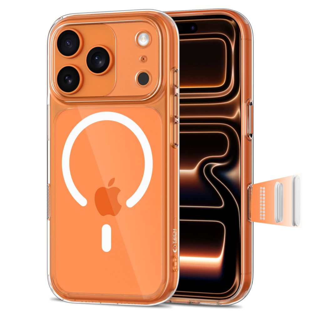 Tech-Protect Tech-Protect iPhone 17 Pro Max Skal MagSafe MagPeak Transparent