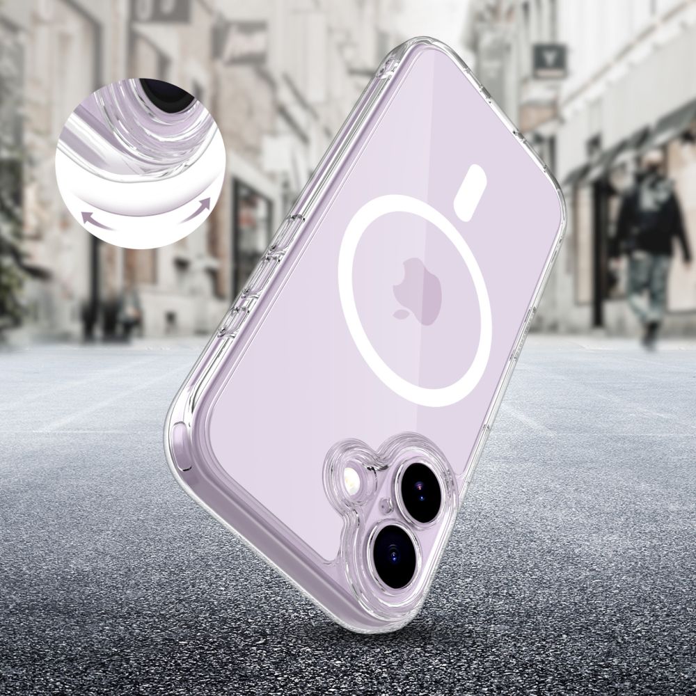 Tech-Protect Tech-Protect iPhone 17 Skal MagSafe MagPeak Clear
