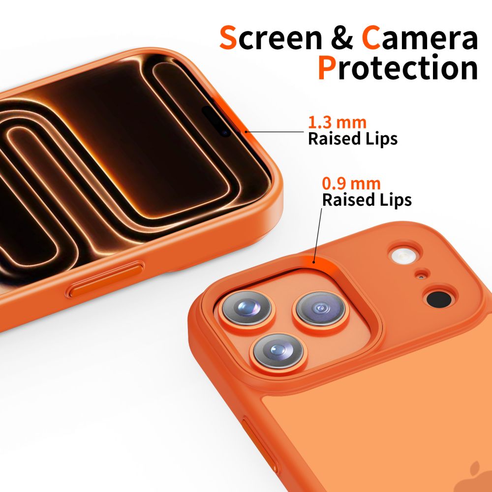 Tech-Protect Tech-Protect iPhone 17 Pro Skal MagMat Cosmic Orange