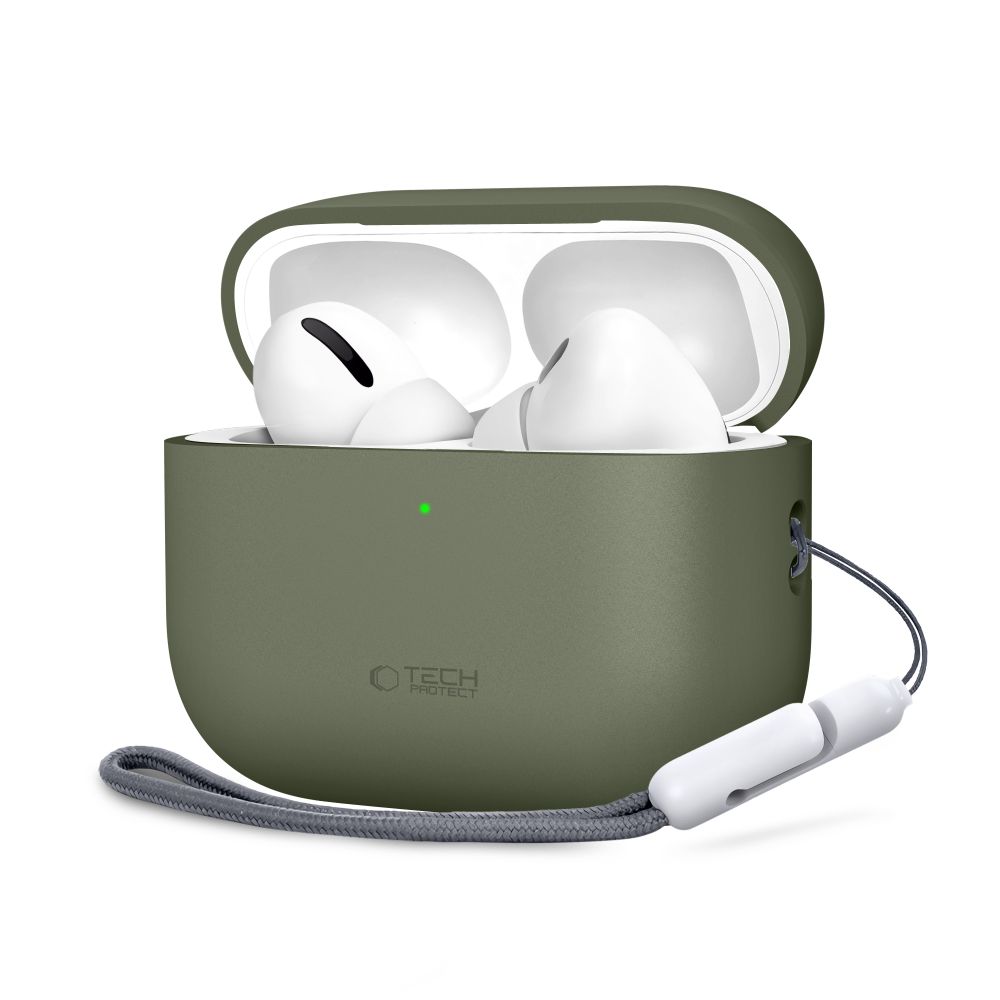 Tech-Protect Tech-Protect AirPods Pro 3 Skal Silicone Olive Green