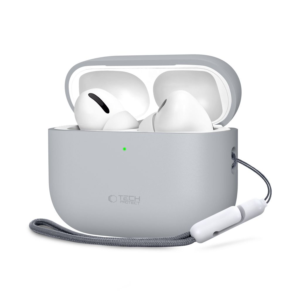 Tech-Protect Tech-Protect AirPods Pro 3 Skal Silicone Crayon Grey