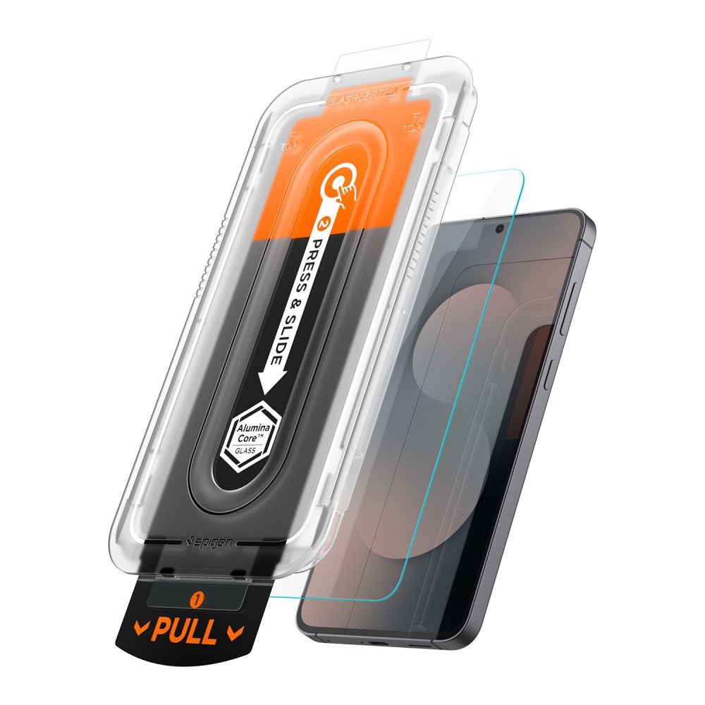Spigen Spigen Samsung Galaxy S25 FE 2-PACK Skärmskydd GLAS.tR 